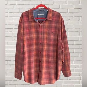 Coastline Cord Plaid Button Up 2XL Normcore Gorpcore Oversized Layering